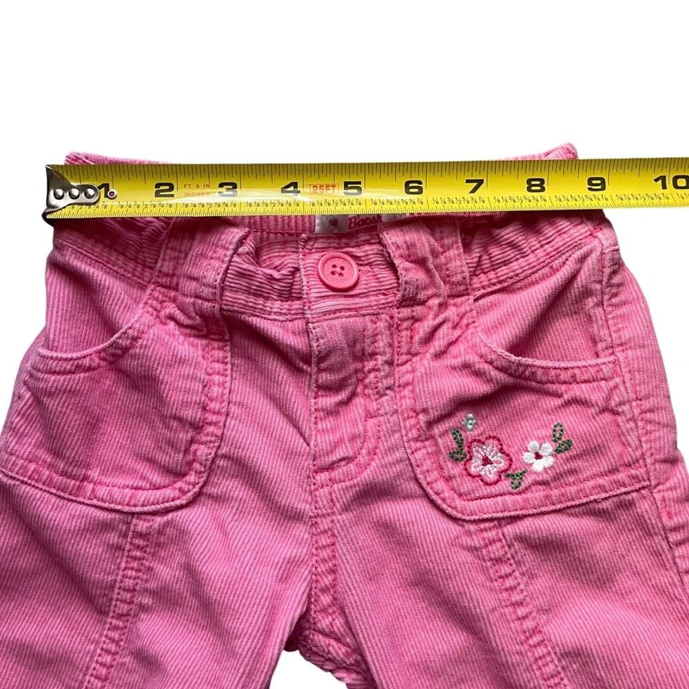 Osh Kosh B'Gosh Pink Corduroy Embroidered Pants, 3T